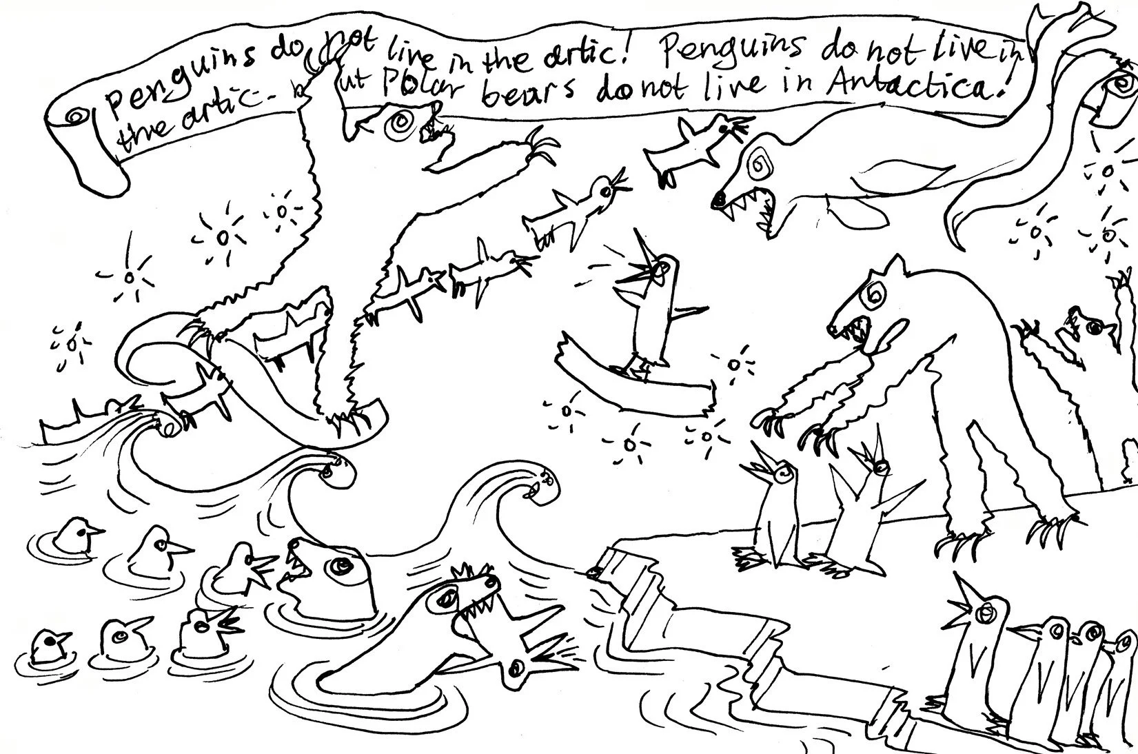 Penguins Don’t Live In The Arctic