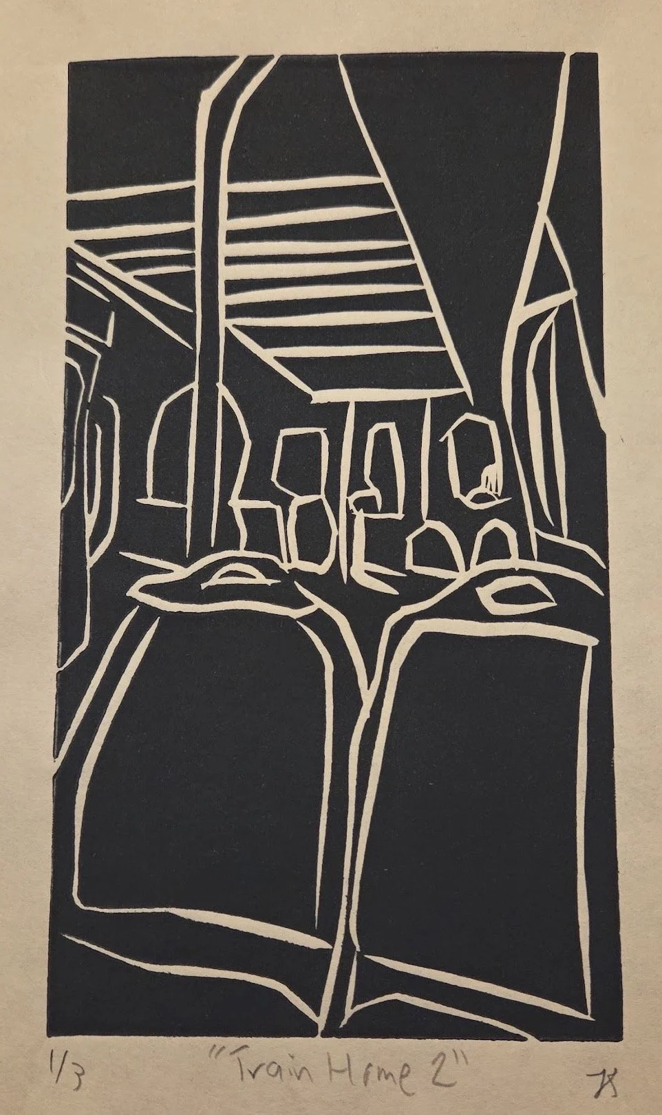 Train Home II by Jacqui Sidney