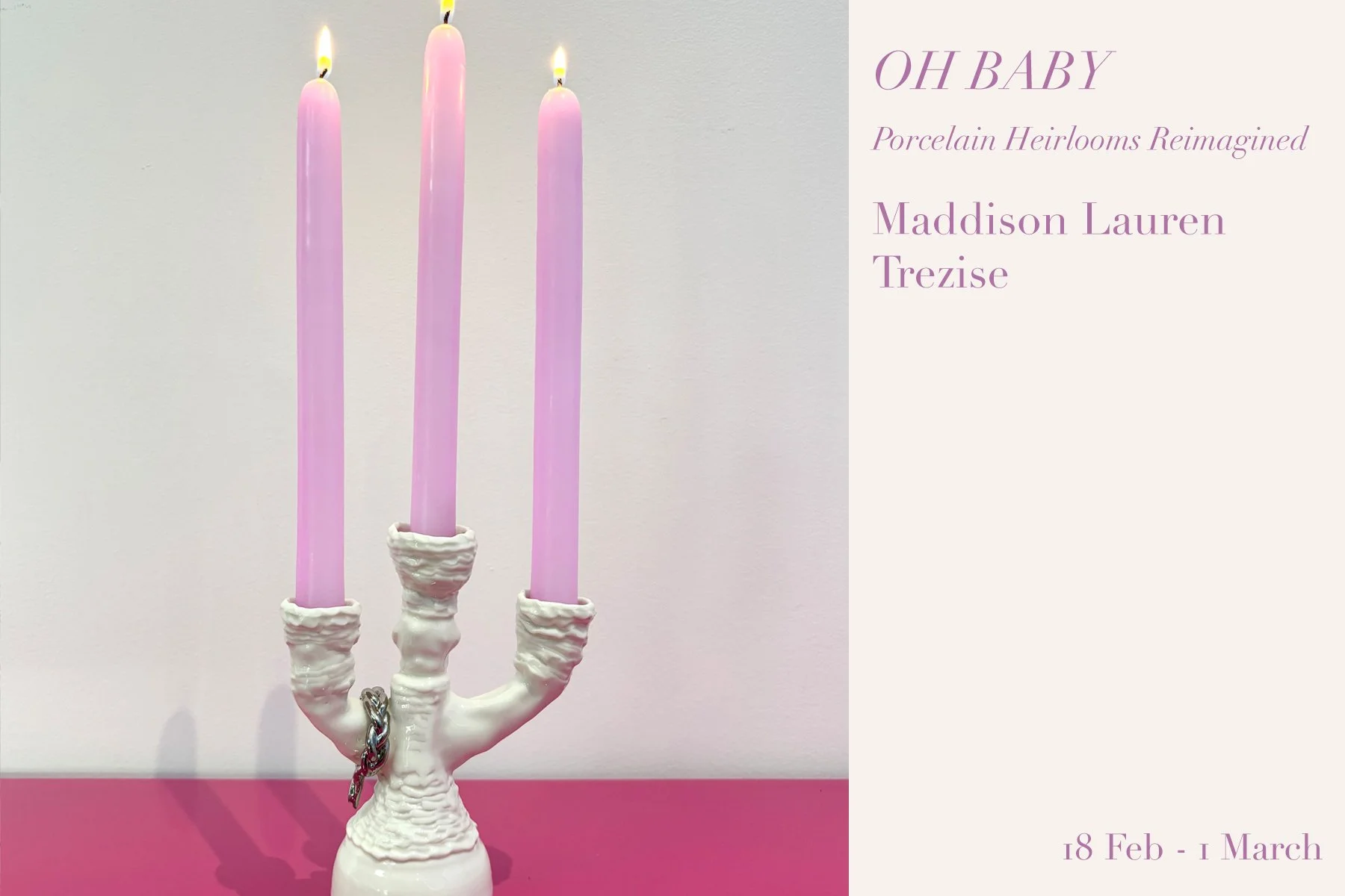 Oh Baby: Porcelain Heirlooms Reimagined by Maddison Lauren Trezise