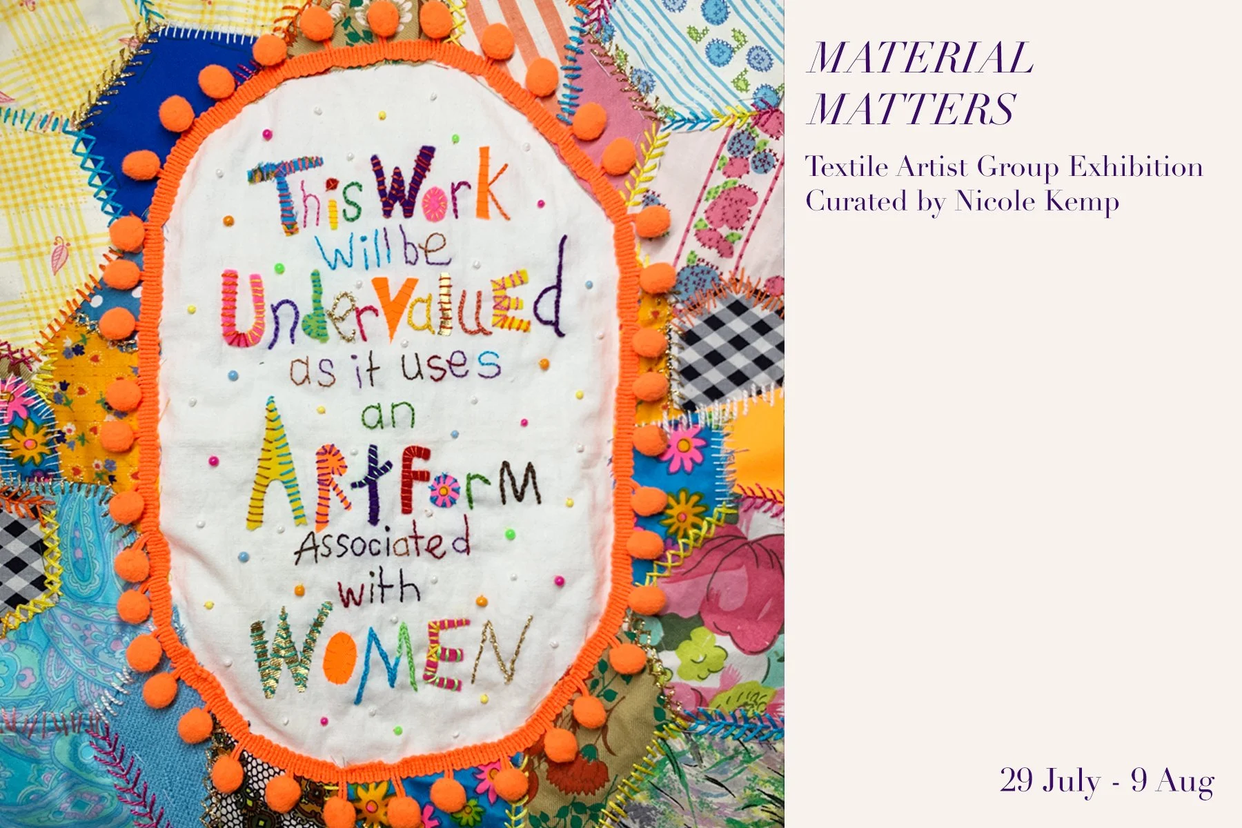 Material Matters: Textile Artist Group Exhibition