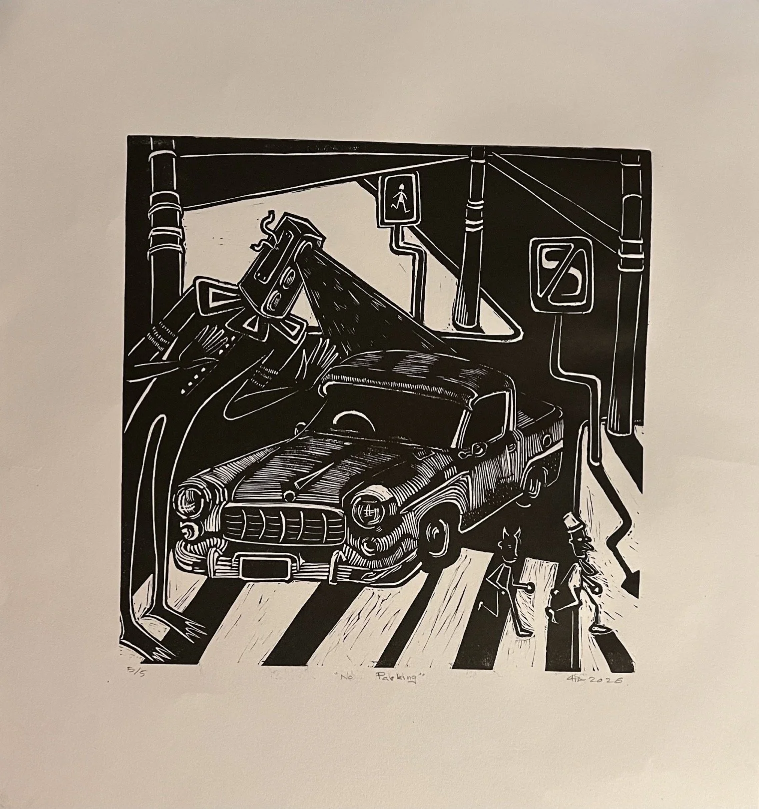 No Parking by Red Hanley