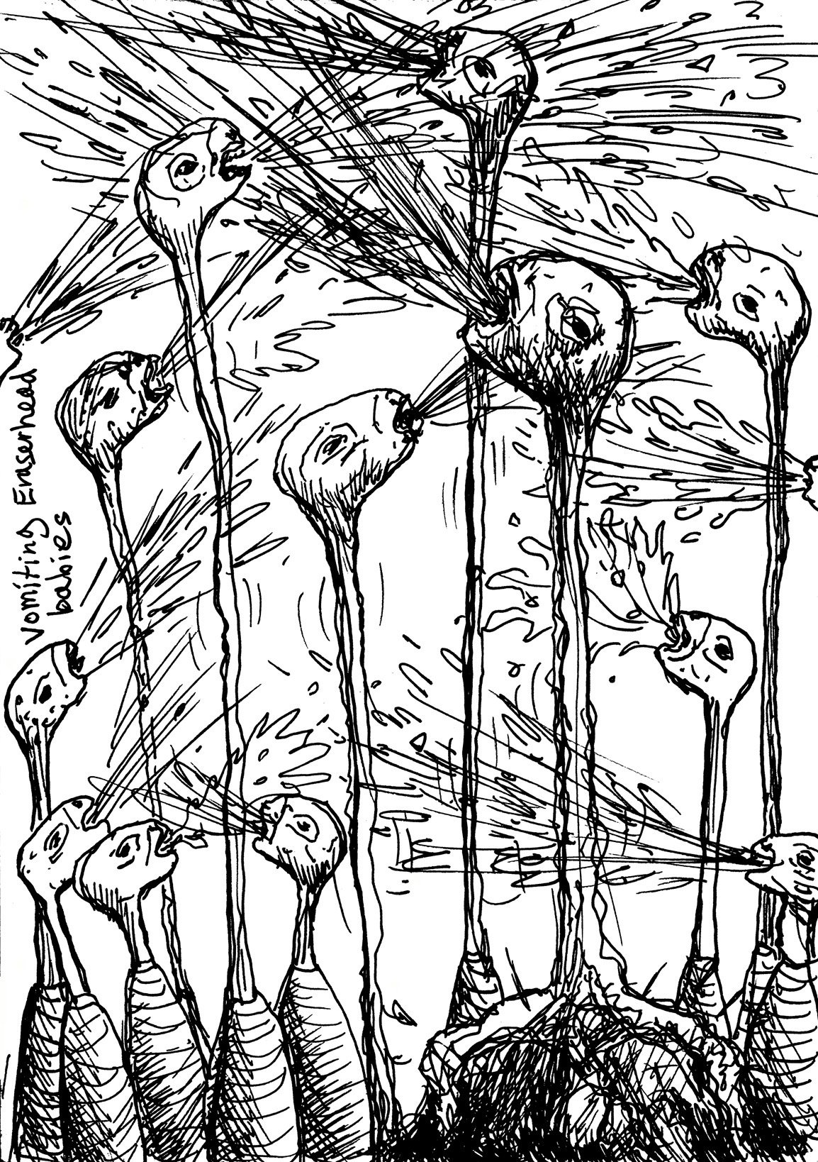 Vomiting Eraserhead Babies