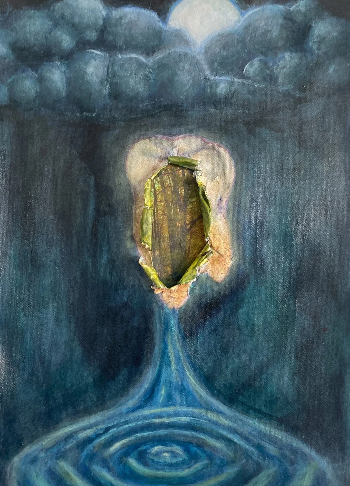 Portal II: Receipt Keeper and Moon Pool By Eugenie Gullifer-Laurie