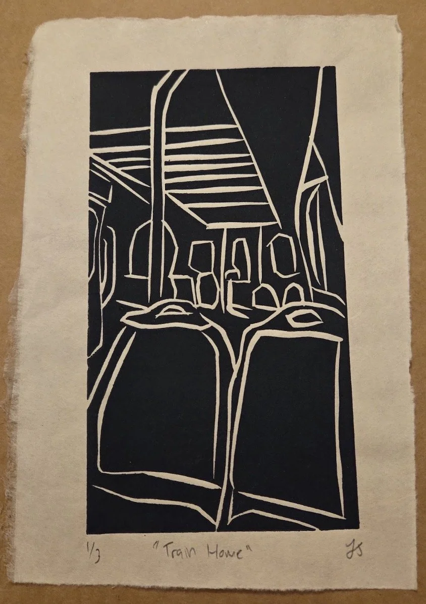 Train Home I by Jacqui Sidney