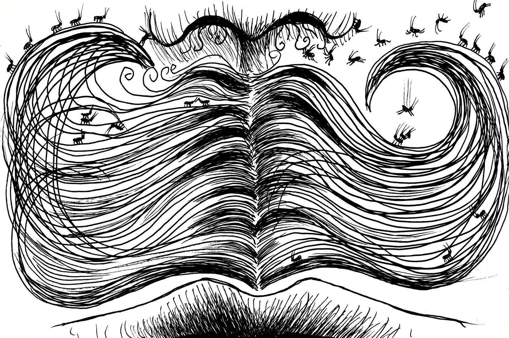 Lice Love Moustaches