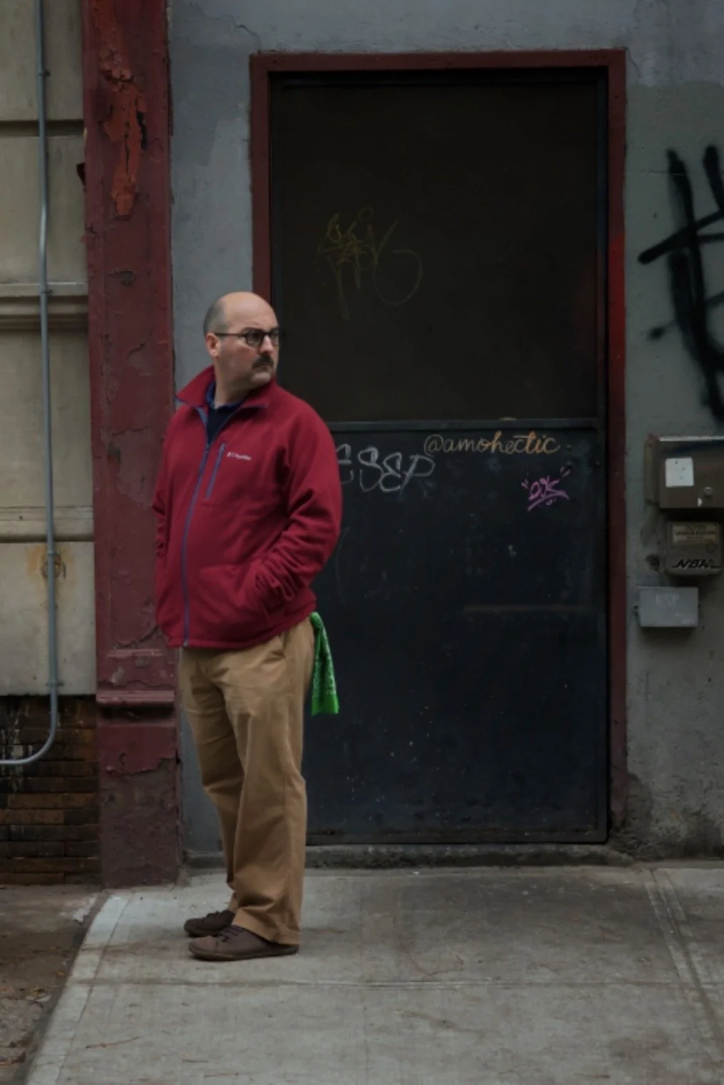 Hanky code: Kelly green, left pocket by Matthew Schiavello