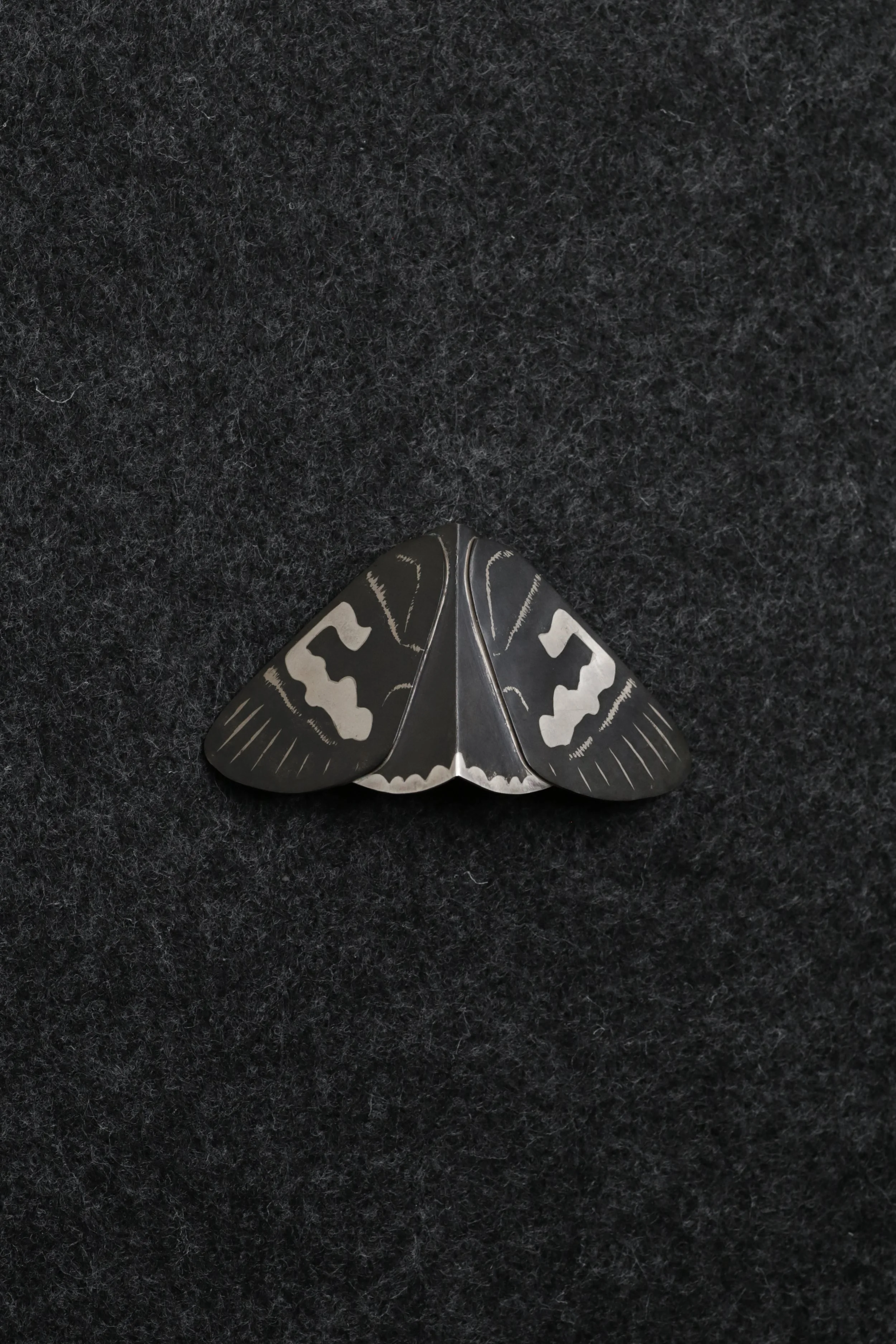 Grapevine Moth Brooch by Jasper Goldney