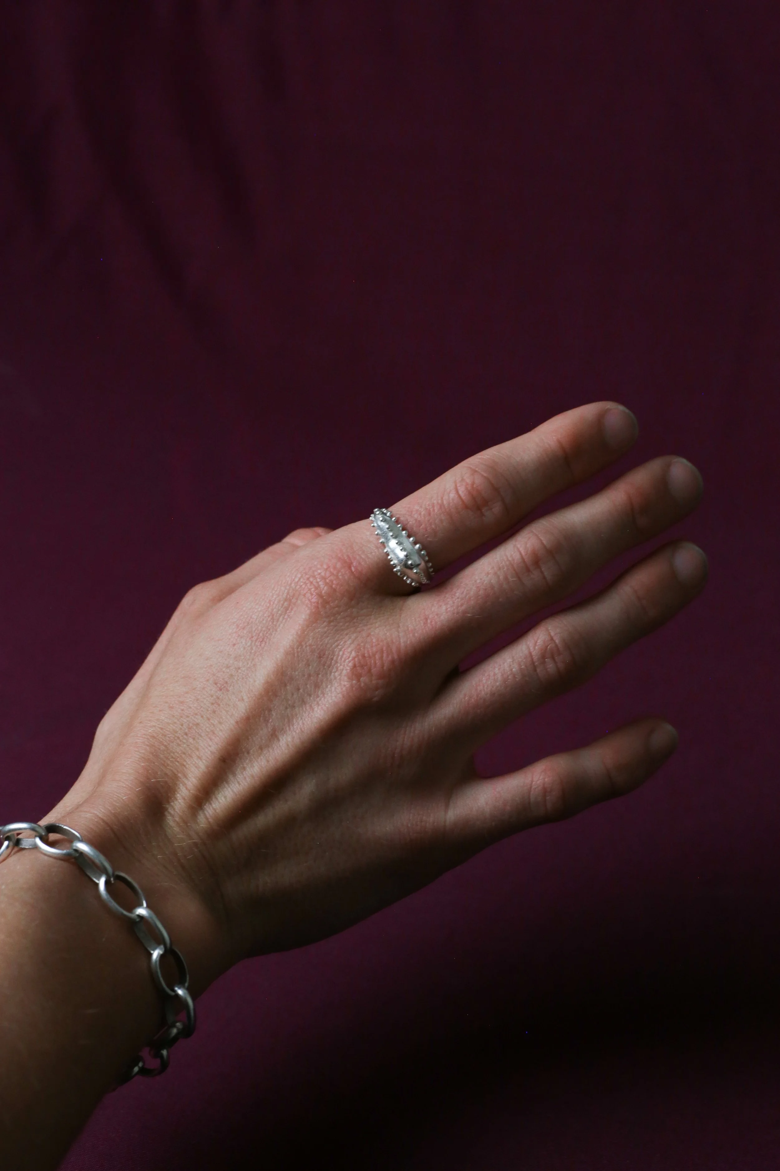 Rise and Fall Ring by Chloe Burton