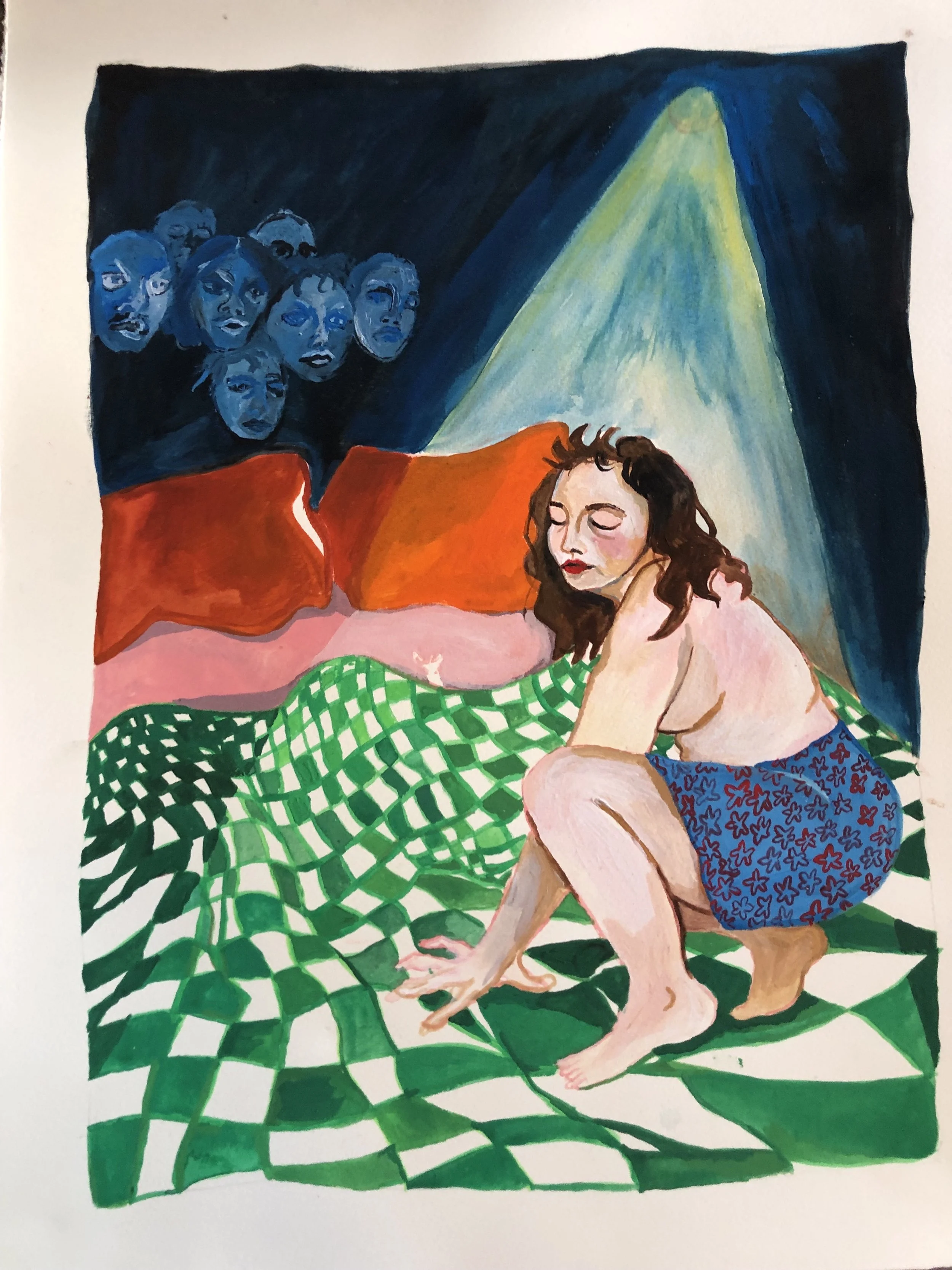 All the beds a stage. (Think I had conflicted feelings around people judging me for sleeping around post break up. Unless I’m getting my timelines confused again. But I had more confidence in this tim