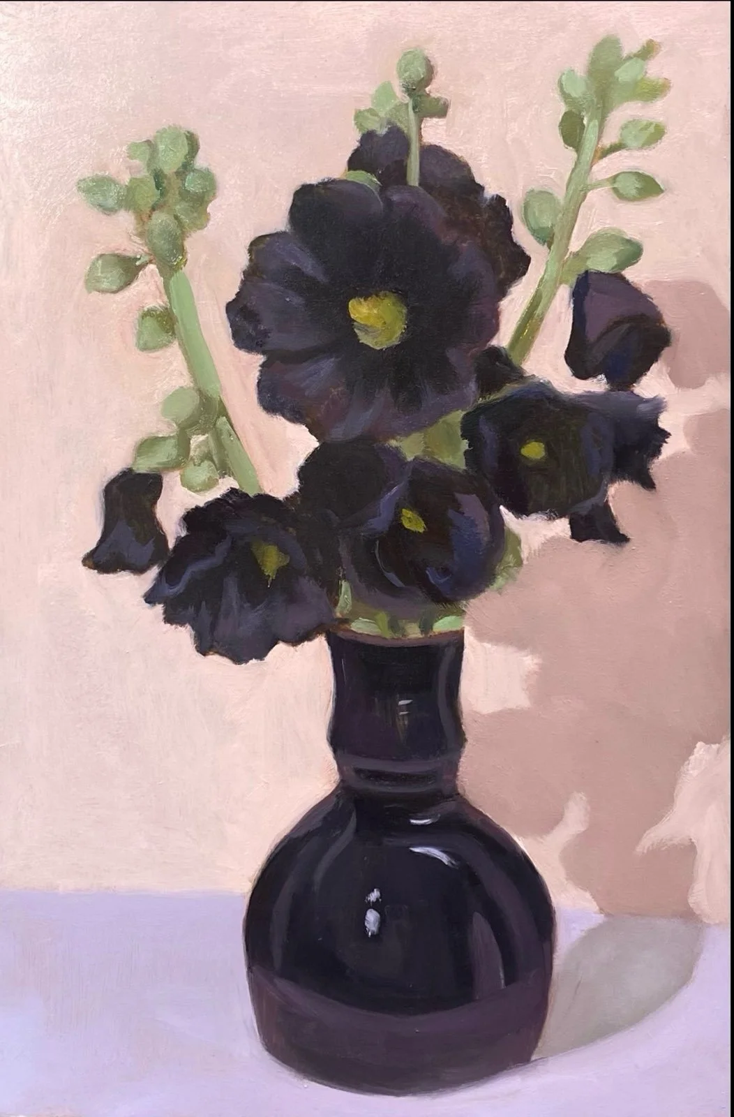 Black and Pink (Hollyhock)