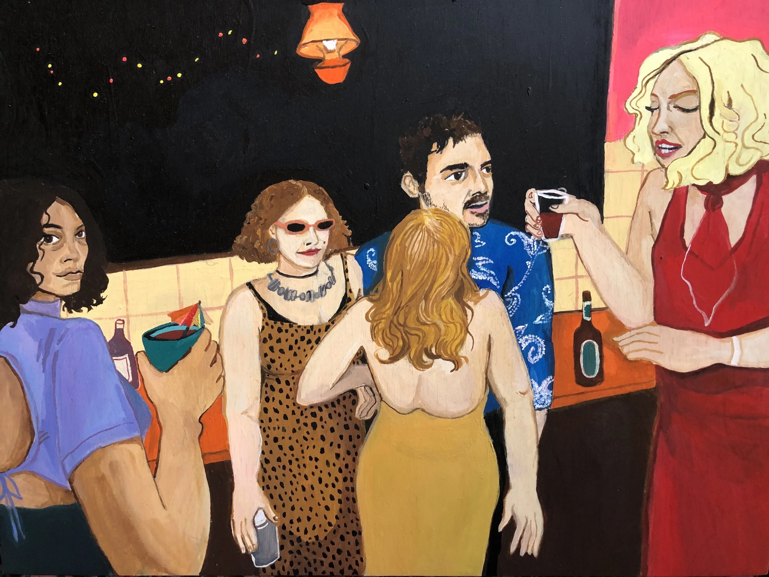 Not on theme. (A scene from my 30th. Not much to say apart from many weren’t dressed up to the theme, including myself, and I miss a lot of people that were there, especially some depicted here