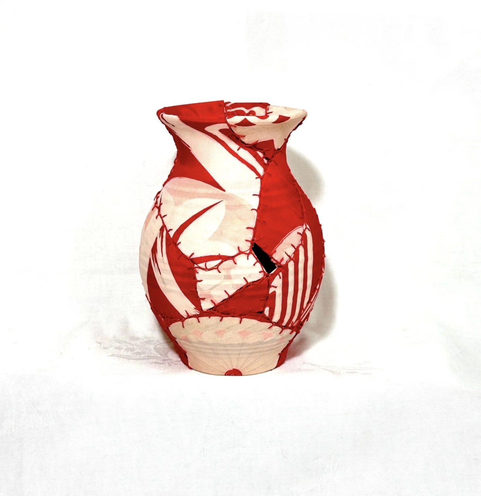 Textile Kintsugi - Ruby by Tamara Russell