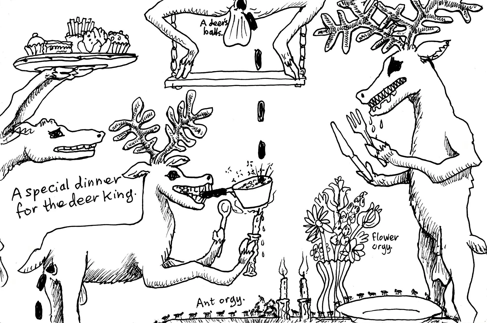 A Special Dinner For Deer King