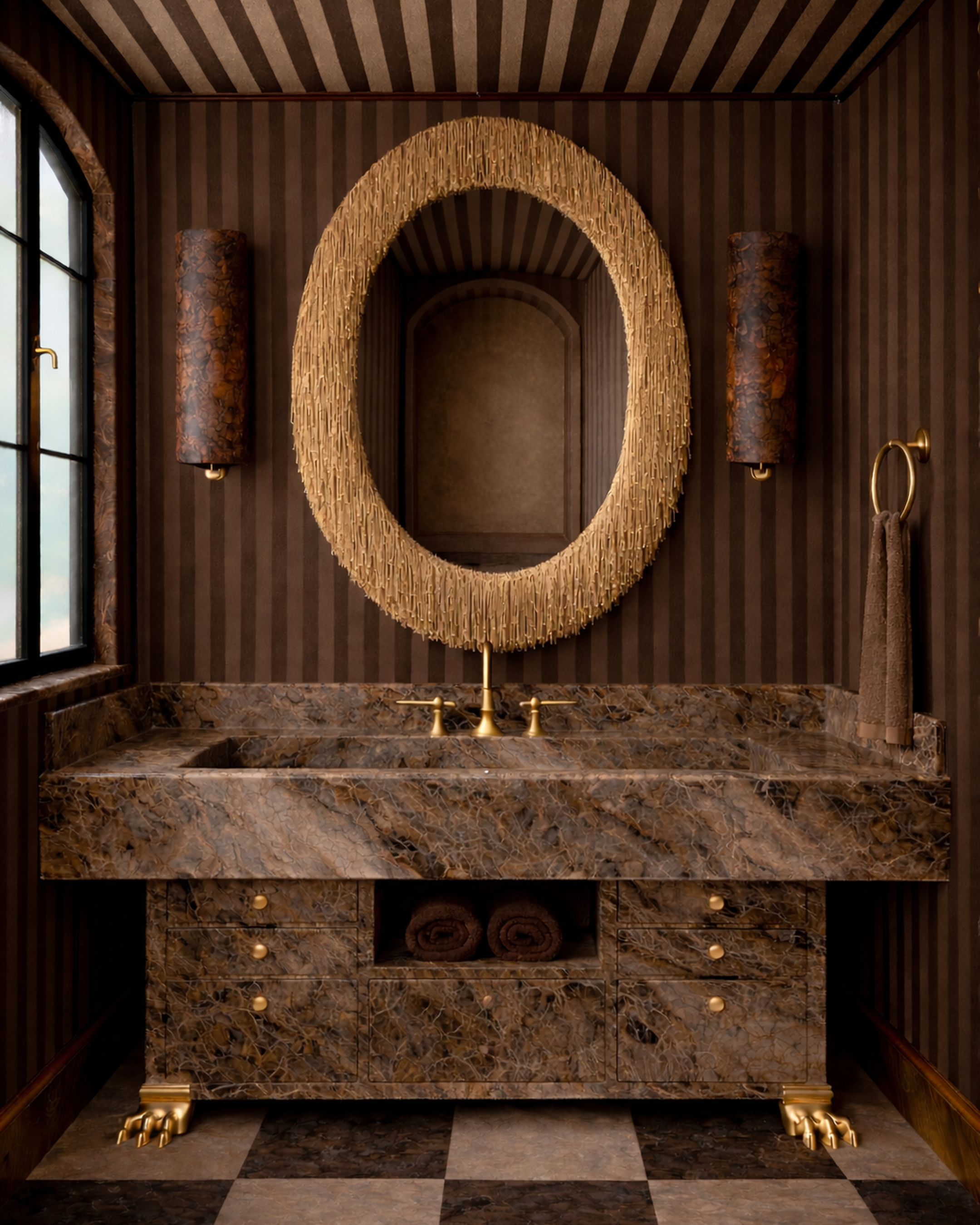 The Stacey Edit Fringe Mirror