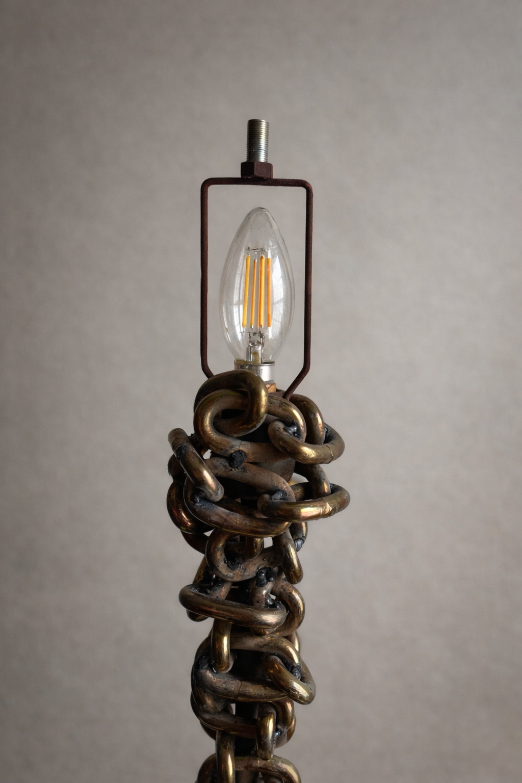 Detail shot of Umbra Lamp Harp by Amber Renee Hansen