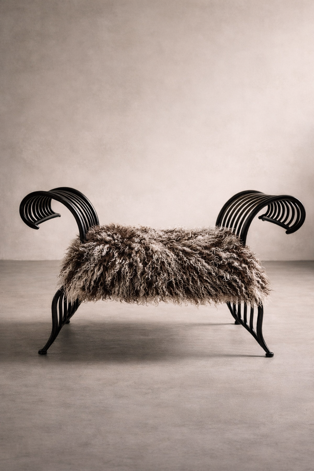 Wing Span Mongolian Lamb Bench