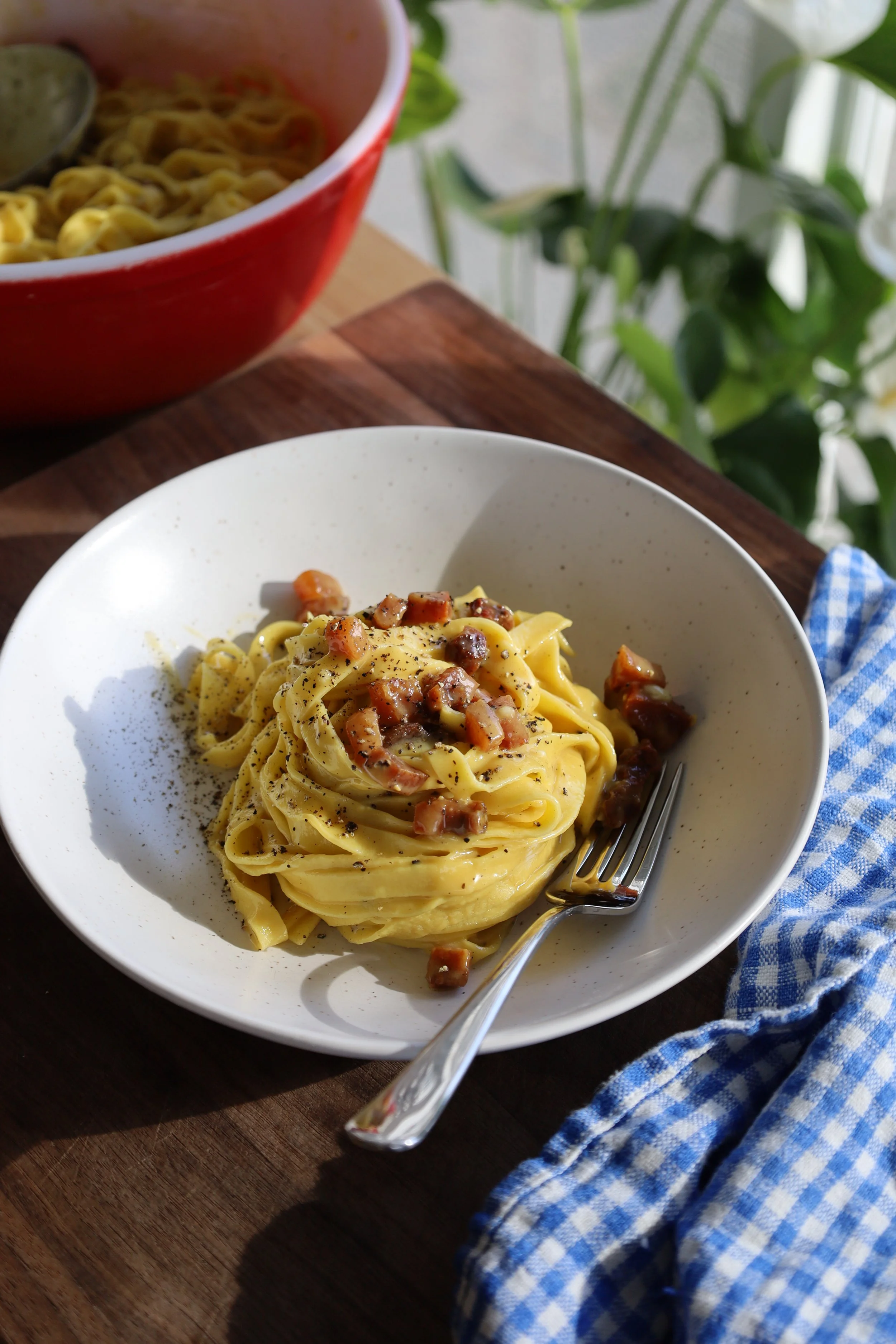 Fettuccine Carbonara