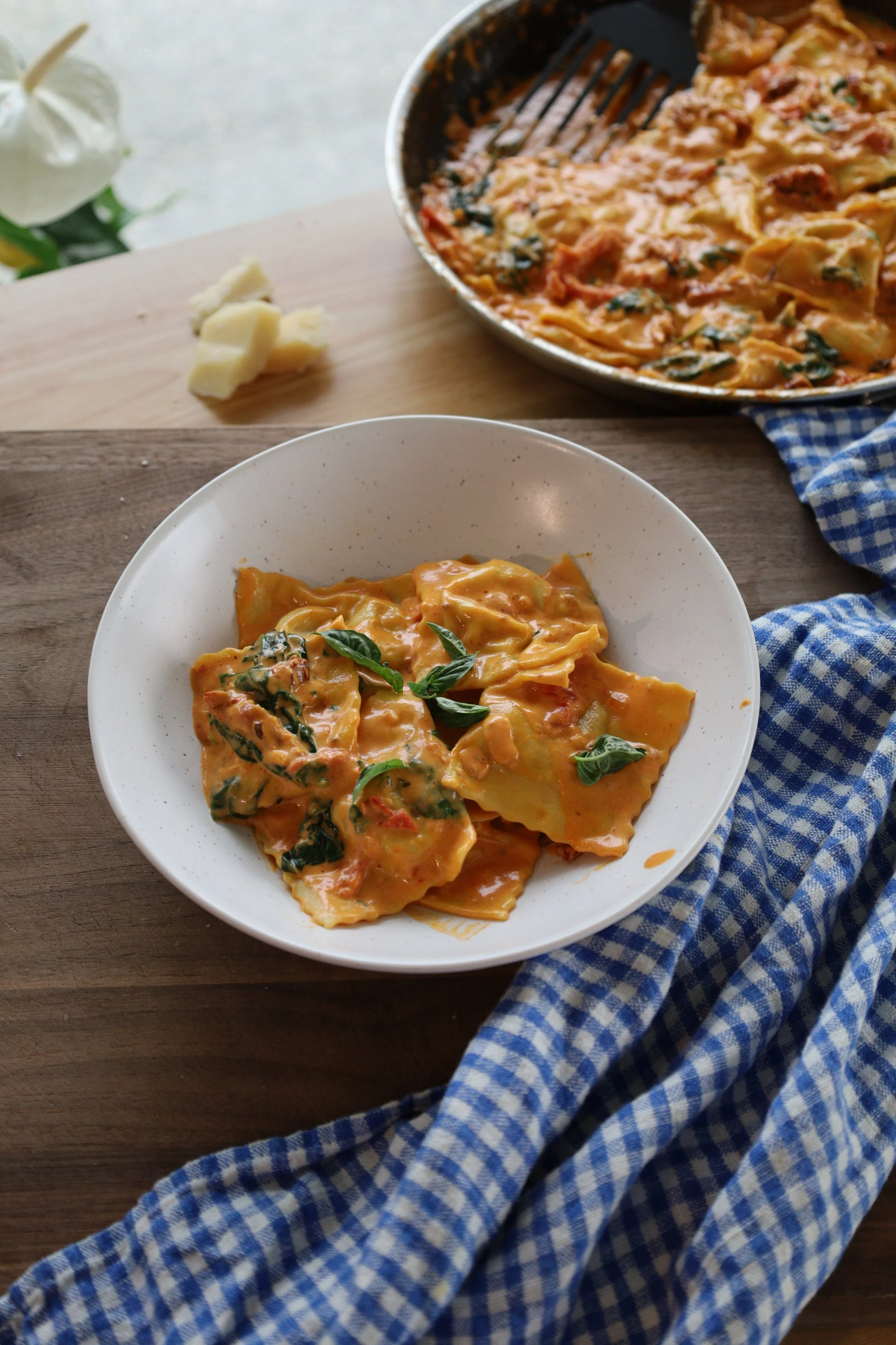 Tuscan Sausage Ravioli