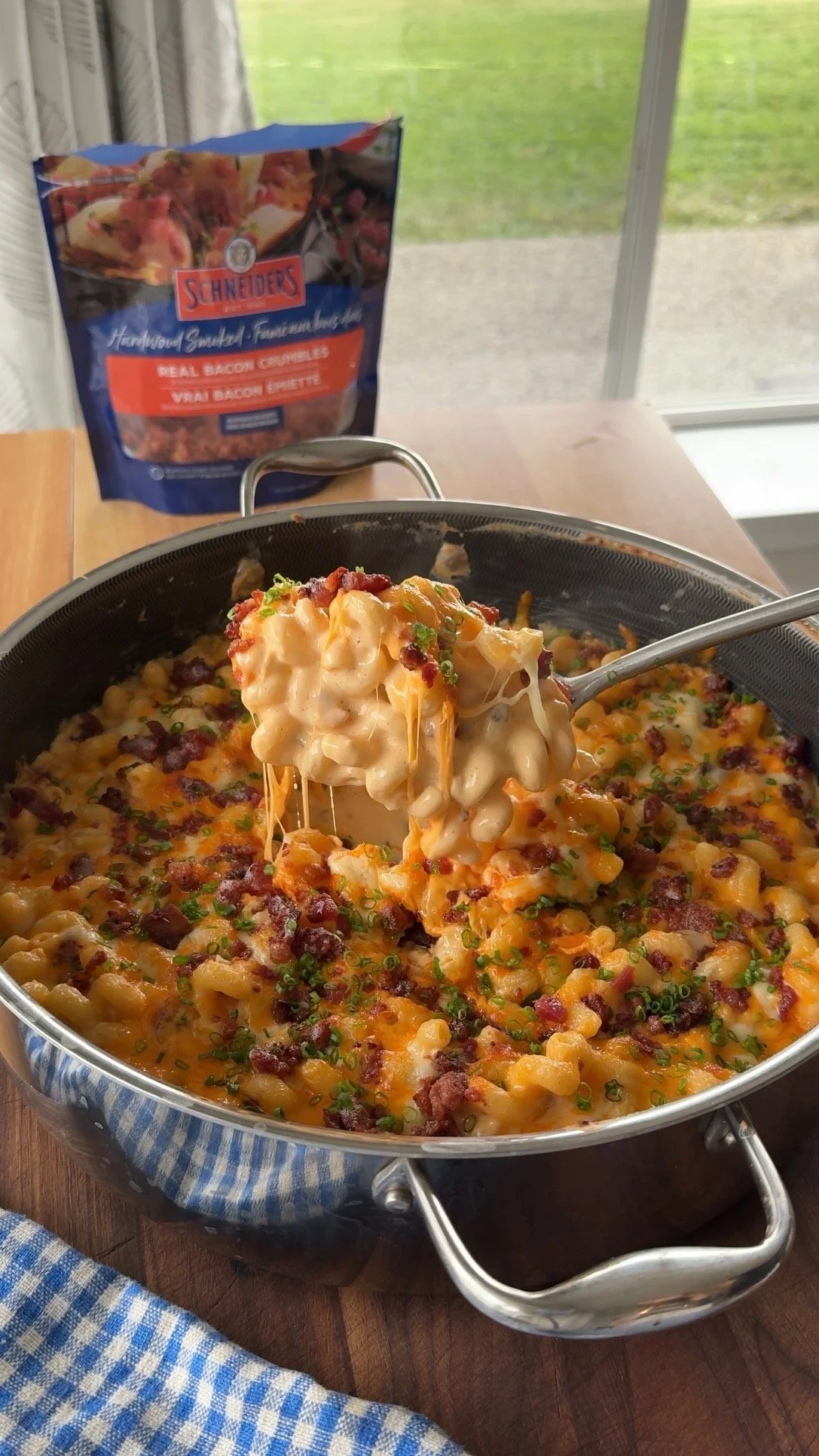Cheddar Bacon Mac and Cheese