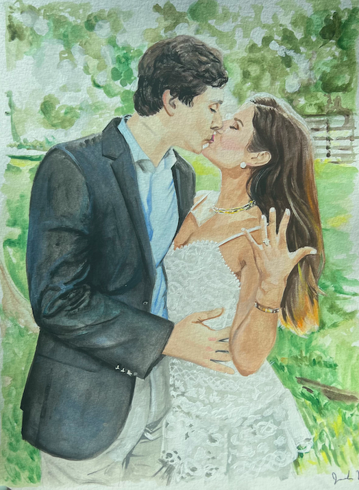 9x12 watercolor on mixed media paper