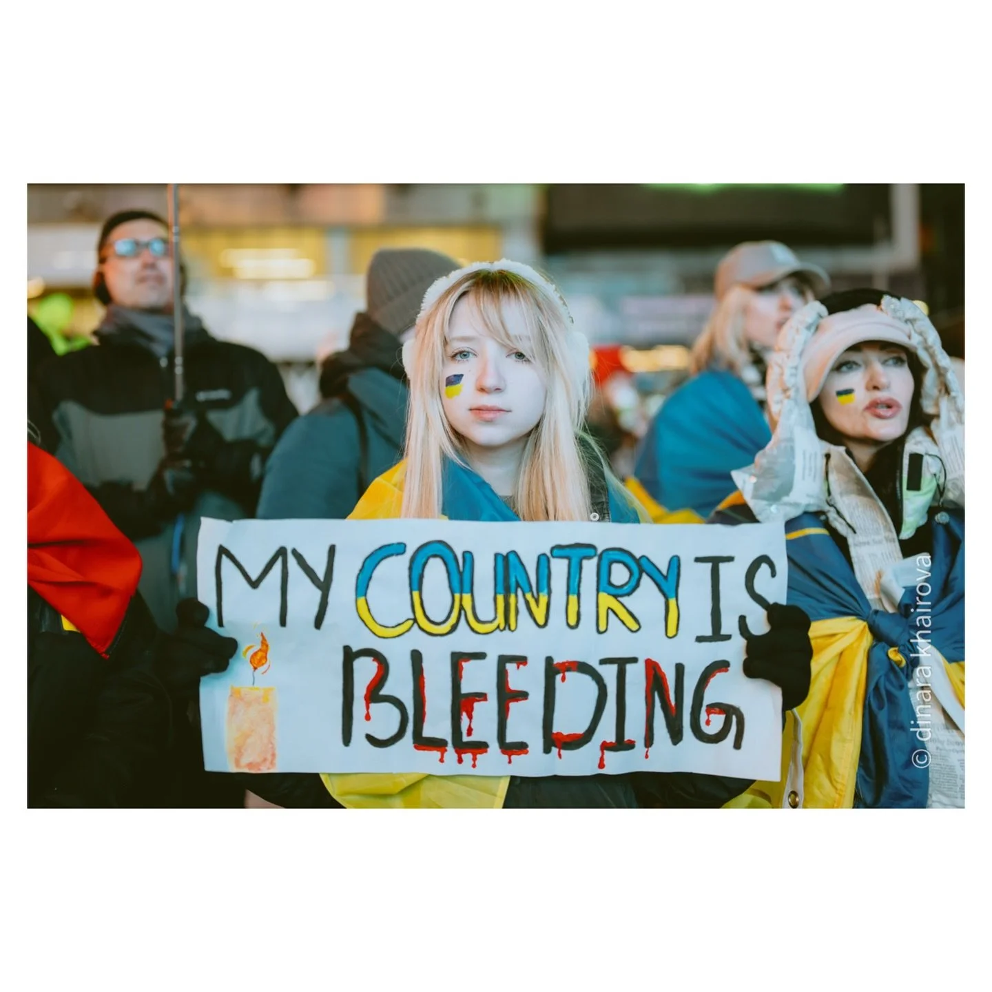 NYC, Feb 24 &lsquo;26
4 years. I&rsquo;ll keep my grief to myself, I don&rsquo;t want to pour it out into words, they are meaningless.

Just want to remind you. russia tries to destroy everything that looks good, smart, kind, free, loved, alive&helli