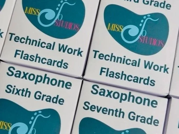 Flashcards: Saxophone PRINTED