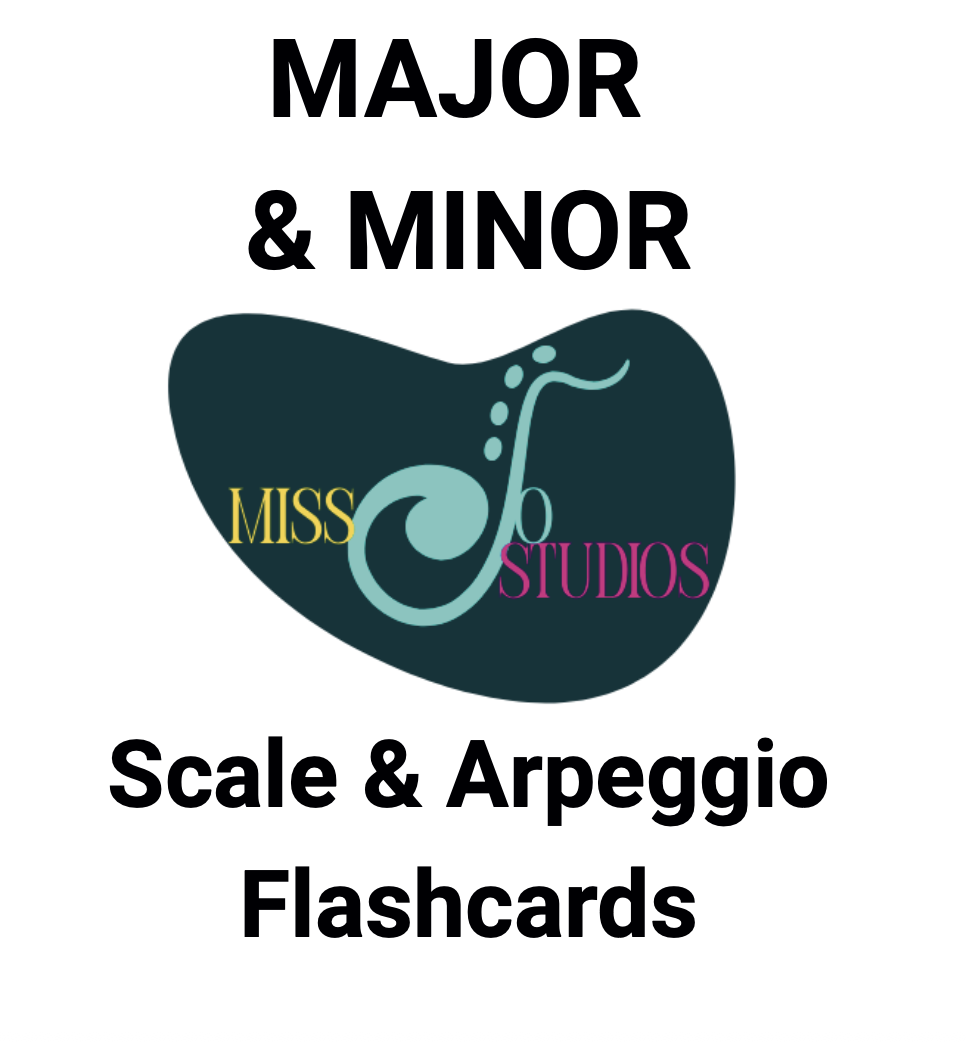 Flashcards: All Major & Minor Scales and Arpeggios PRINTED