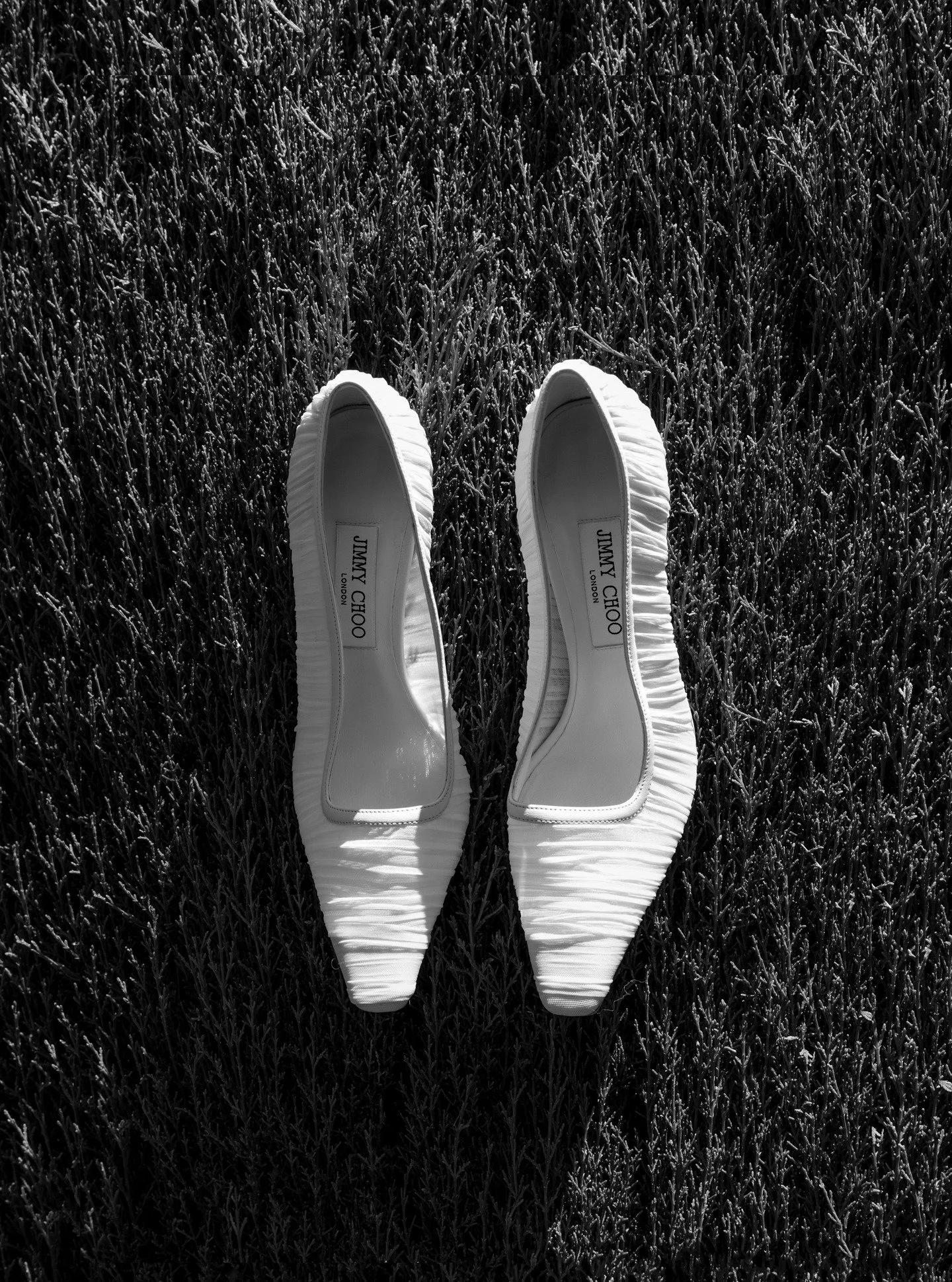 Jimmy Choo bridal heels for Christy, photographed at @lafoce