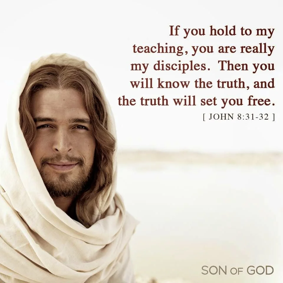 Jesus with accompanying scripture