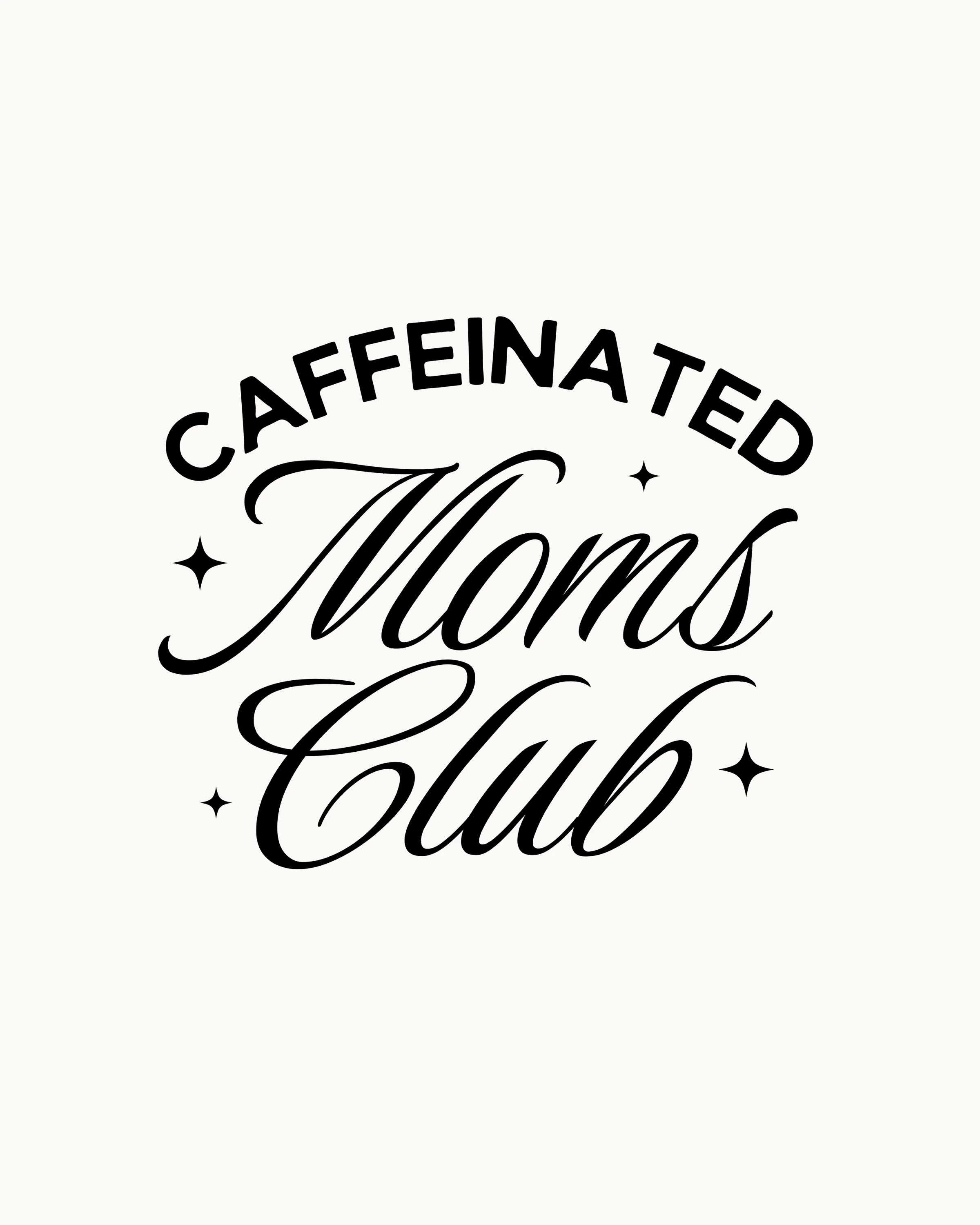 Caffeinated moms t-shirt