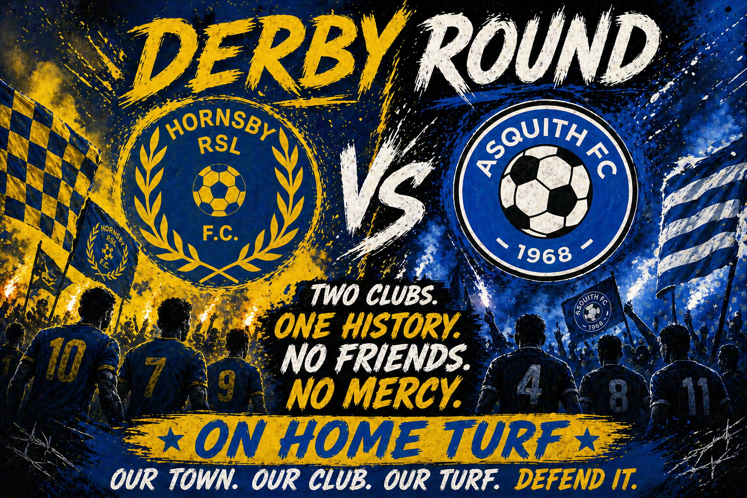 Round 9 - Home Game Derby Vs Asquith FC