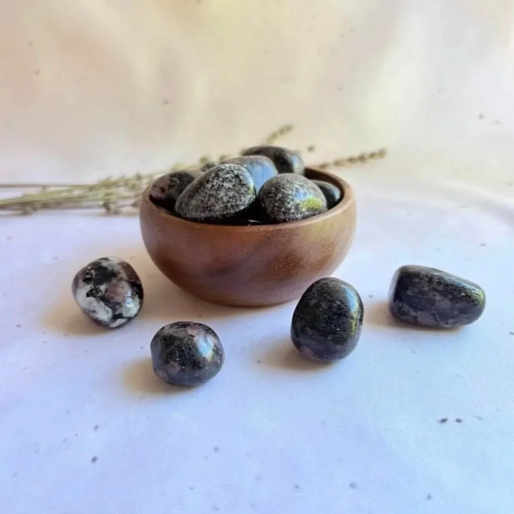 Ruby Schist tumble associated with passion, confidence, and personal growth