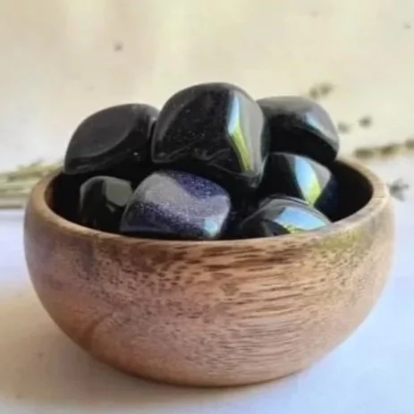 Blue Goldstone Tumble