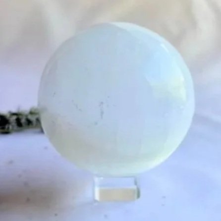 Satin Spar Sphere | 8cm