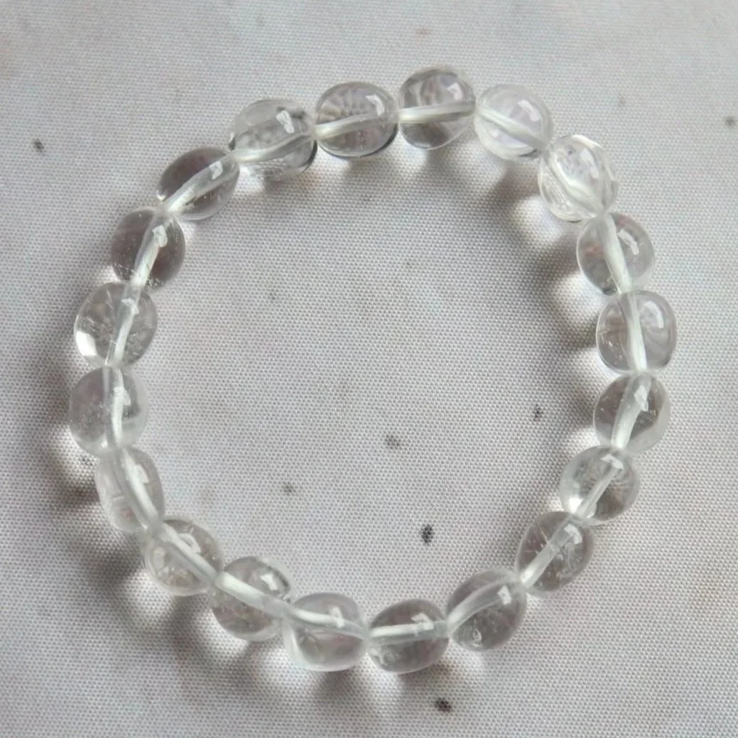 Clear Quartz | Tumble Bead Bracelet