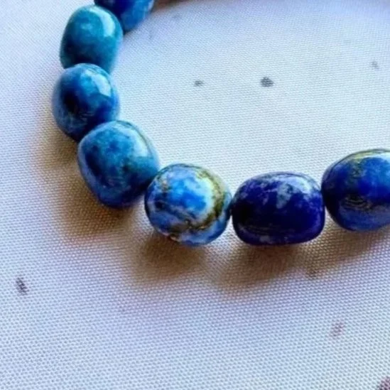 Lapis Lazuli Bracelet Close Up