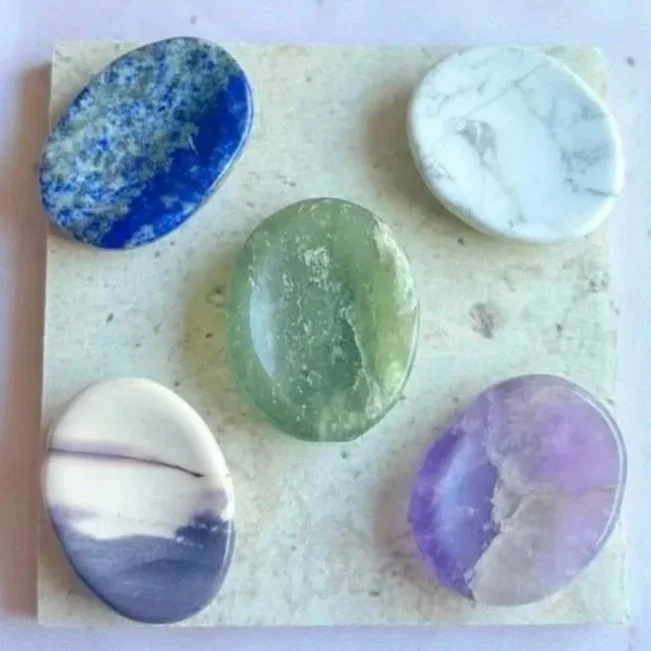 Crystal Worry Stone | Oval