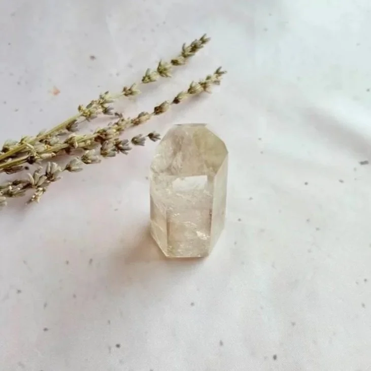 Smokey Quartz crystal generator with smokey transparent tones