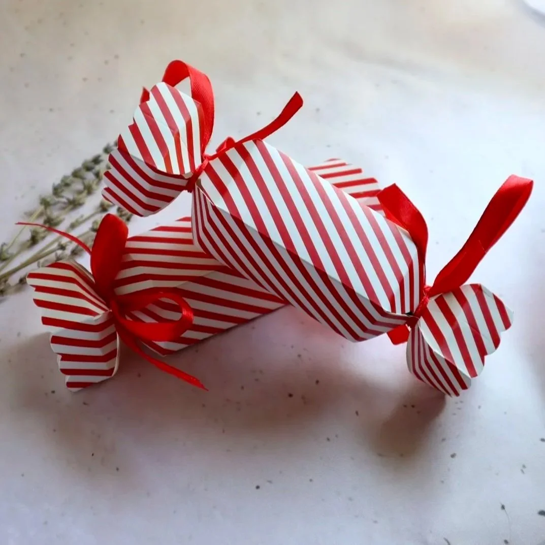 Four surprise crystals selected for a Christmas cracker gift