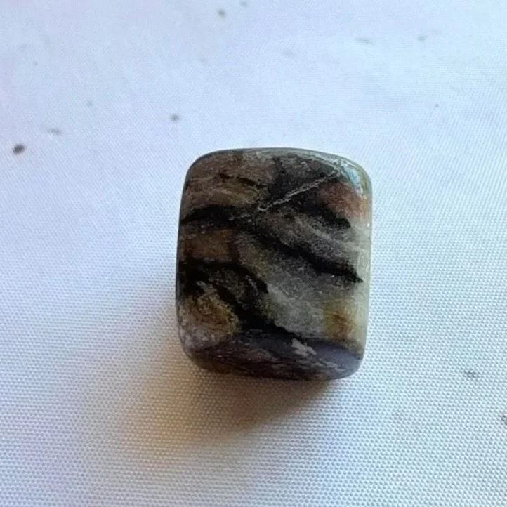 Nguni Jasper tumble associated with grounding, confidence, and stability