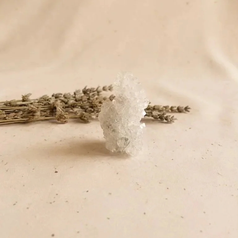 Apophyllite cluster displaying reflective crystal faces and natural clarity