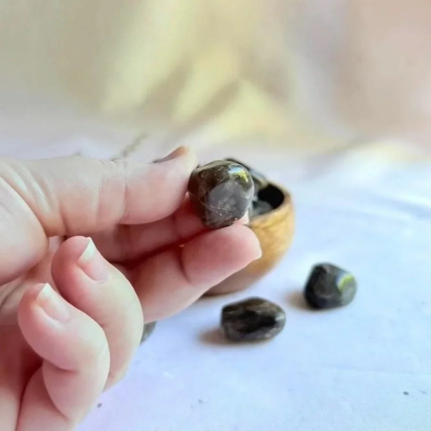 Polished Smoky Quartz crystal tumble suitable for crystal collections and gifting