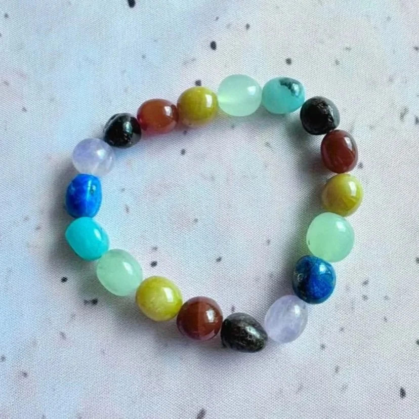 Mixed Stone | Round Bead Bracelet