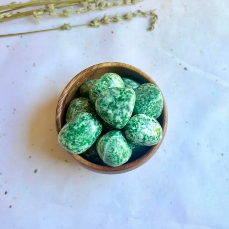 Nan King Jade tumble suitable for crystal collections, meditation, and gifting