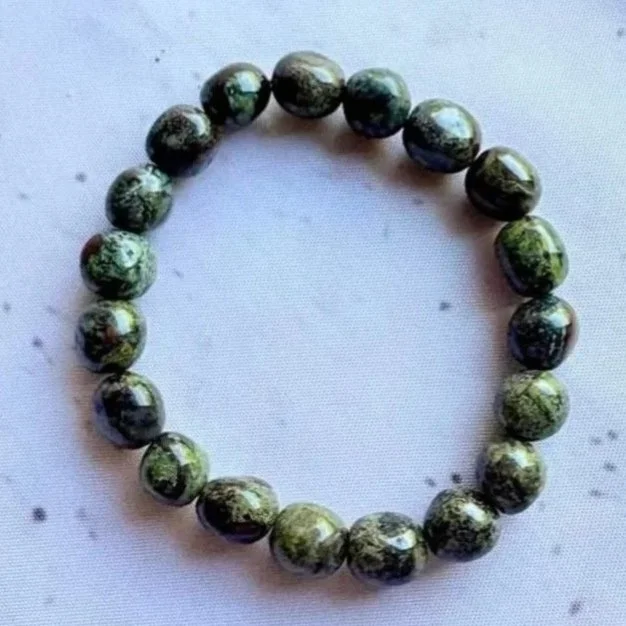Kambaba Jasper | Tumble Bead Bracelet