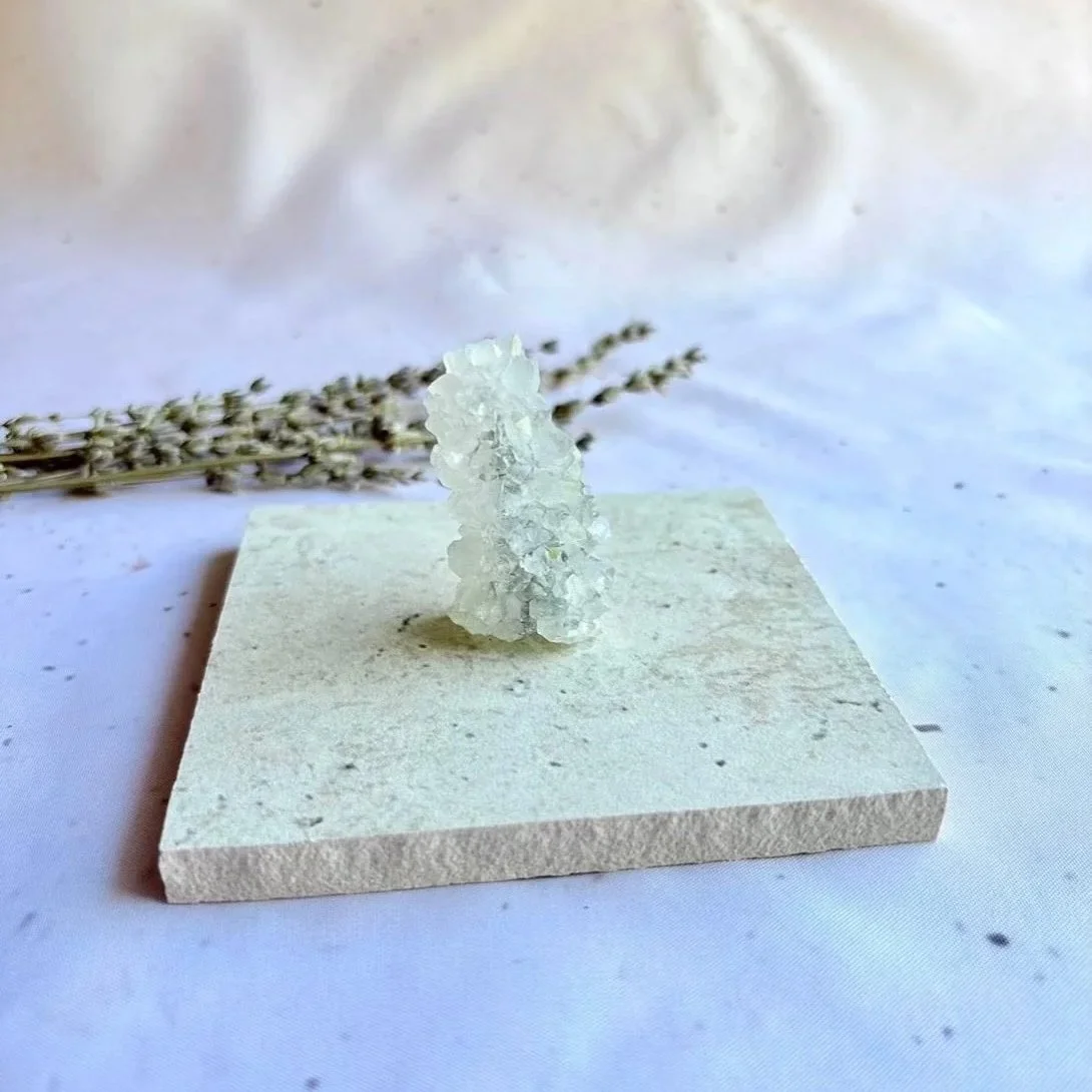 Apophyllite Cluster Showing Natural Crystal Points
