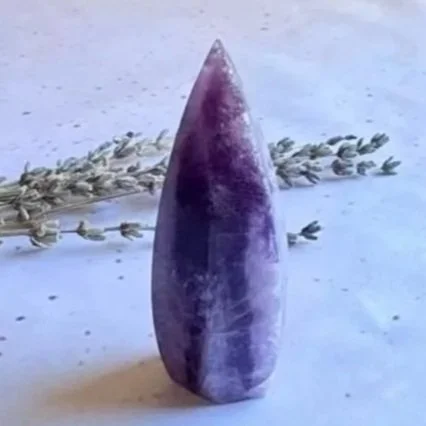 Chevron Amethyst | Crystal Tower