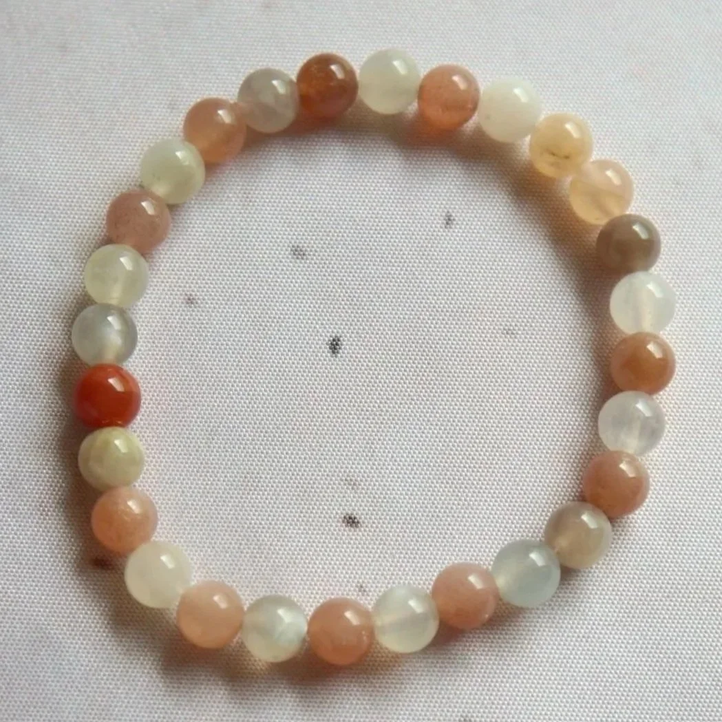 Moonstone | Round Bead Bracelet