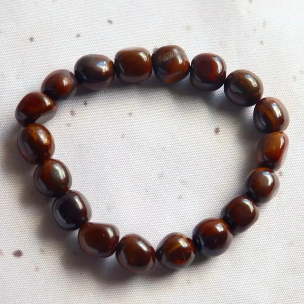 Orb Sunset Jasper | Tumble Bead Bracelet