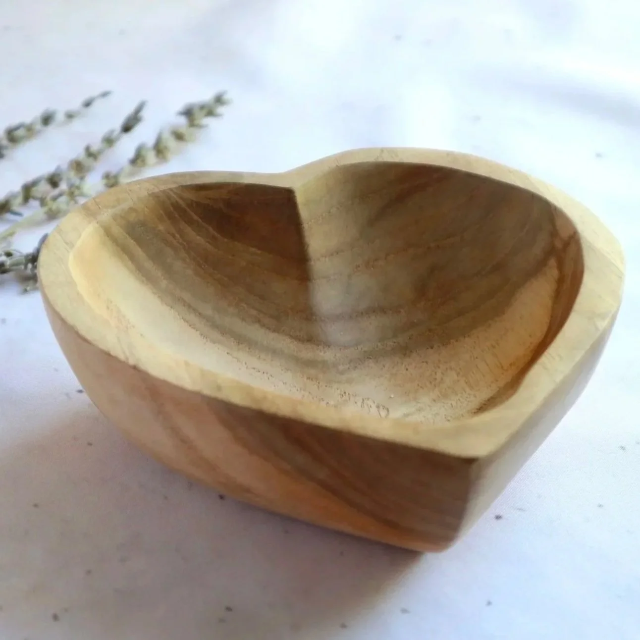 Wooden Heart Bowl